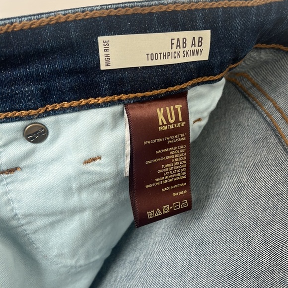 KUT from the Kloth, 12, “FAB AB”toothpick skinny - Picture 10 of 10